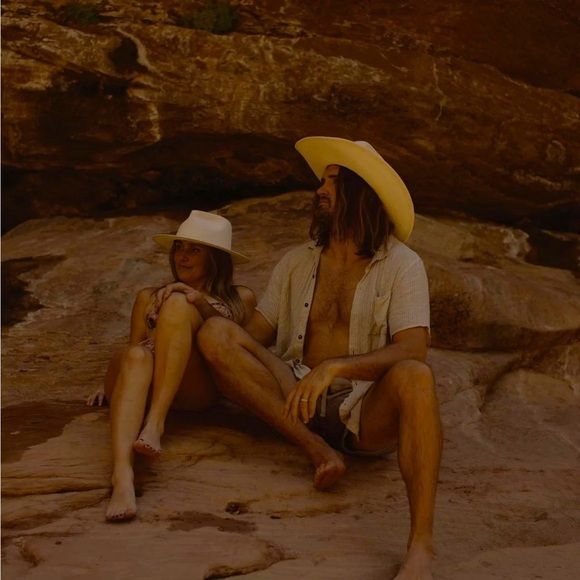 NWT WILL + BEAR Calloway Bone White Straw Felt Fedora
L - Picture 3 of 11